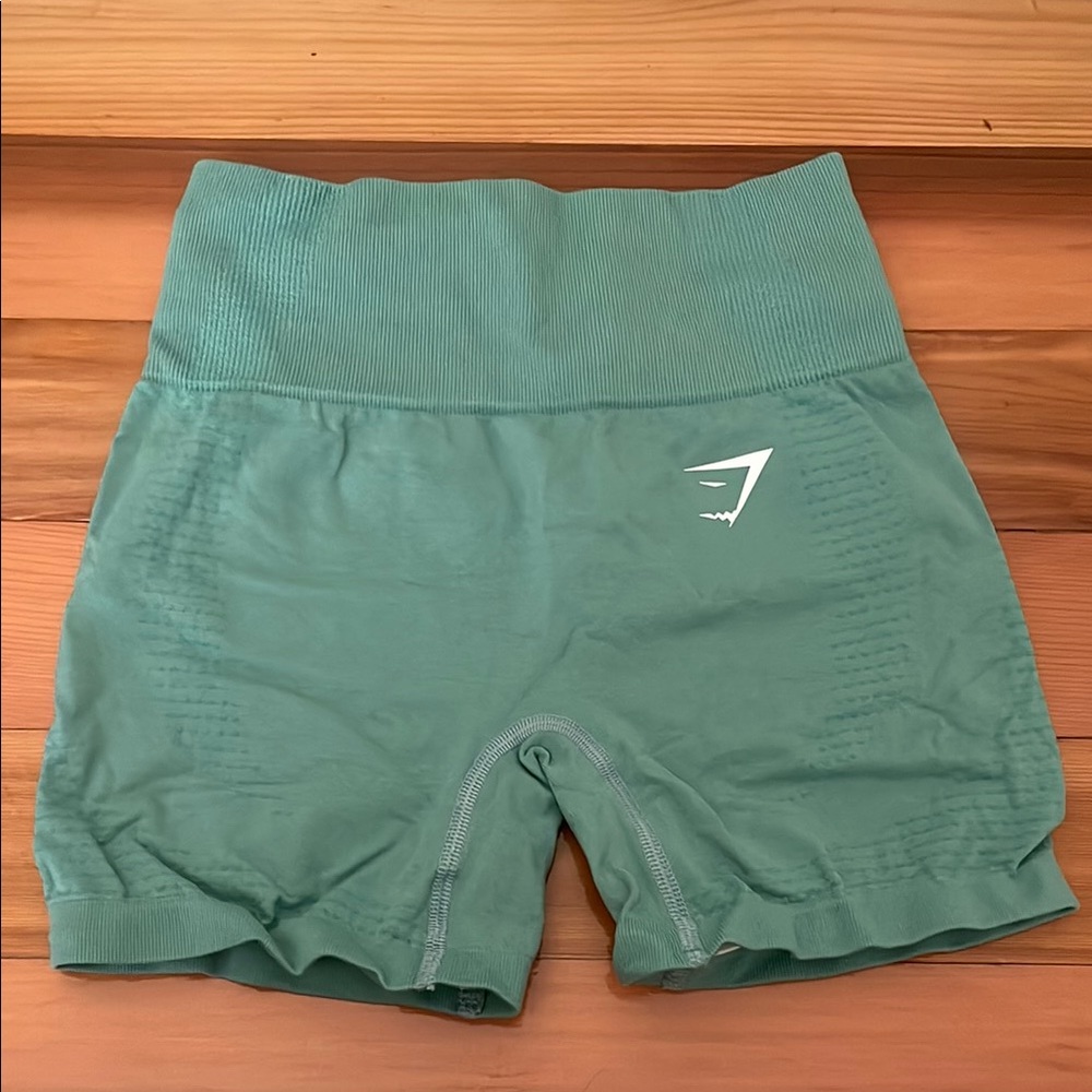 Gymshark Women's Green Bike Shorts